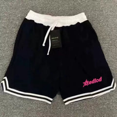 Basketball training quick drying American retro shorts, casual running shorts, fitness three quarter loose sports pants, four quarter pants