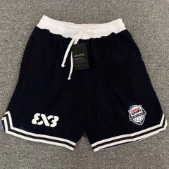 American shorts basketball 3v3 training five point shorts quick drying mesh three on three master tournament sports loose casual pants