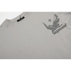 Representative foam angel letter short sleeved American niche fashion brand high street summer pure cotton loose fitting men's and women's T-shirt