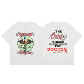 Representative Kru Clown Band Short Sleeve American High Street Casual Summer Cotton Loose Couple T-shirt