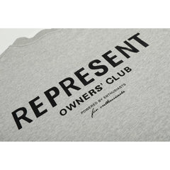 Representative slogan letters REP short sleeved American niche trendy brand high street summer pure cotton loose fitting men's and women's T-shirt