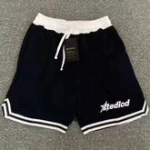 Basketball training quick drying American retro shorts, casual running shorts, fitness three quarter loose sports pants, four quarter pants