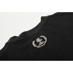 Representative slogan letters foam washed old short sleeved American niche fashion brand high street loose fitting men's and women's T-shirts