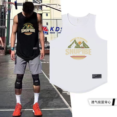 Minority basketball vest training summer sleeveless basketball shooting suit sports top loose fitness narrow shoulder jersey running