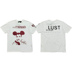 Enfants Riches Déprimés Mouse Ears Portrait & "Lust" T-Shirt - White