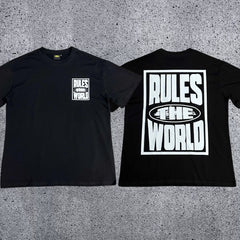 Corteiz RTW Box Logo T-Shirt – Black/White