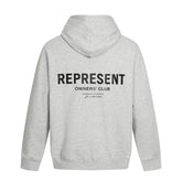 REPRESENT REP Classic Slogan Letter American Hoodie High Street Hip Hop Loose Casual Couple Style