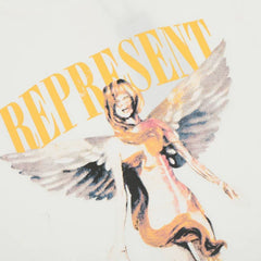 Representative Angel Goddess Letter Short Sleeve American Trendy Brand High Street Leisure Summer Cotton Loose Men's and Women's T-shirts
