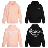 REPRESENT REP Personalized Straw Letter American Hoodie High Street Hip Hop Loose Casual Couple Style