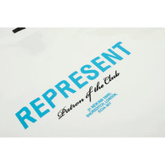 Representative basic slogan letter short sleeved American niche trendy brand high street summer pure cotton loose fitting men's and women's T-shirt