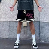 New American fashion brand high street basketball shorts, men's casual shorts, loose sports pants, quarter pants, training pants