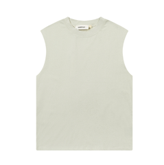 FOG Double Line ESSENTIALS Three Dimensional Letter Logo Summer Trendy High Street Loose Casual Sleeveless T-shirt Tank Top (3)