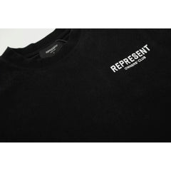 Representative slogan letter washed short sleeved American niche fashion brand high street summer pure cotton loose fitting men's and women's T-shirt