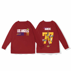 Lakers Dongqi basketball training uniform, quick drying sports top, autumn and winter running fitness shooting suit, long sleeved loose winter