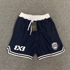 American shorts basketball 3v3 training five point shorts quick drying mesh three on three master tournament sports loose casual pants