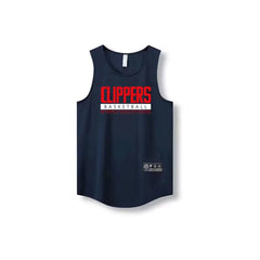 American sports vest men's summer quick drying mesh breathable round neck top training clothes fitness basketball clothes heat team uniform