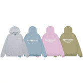 REPRESENT REP Limited Edition Slogan Printed Hoodie High Street Hip Hop Loose Casual Couple Hoodie