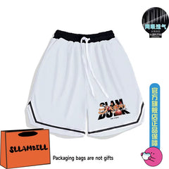 2025 Summer New American Sports Running Fitness Speed Drying Pants Mesh Breathable Basketball Pentagram Thin Men's Pants