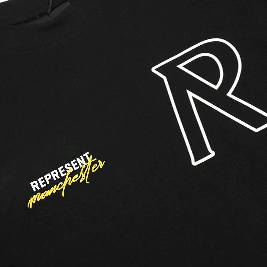 Representative London exhibition limited edition slogan short sleeved American trendy brand casual summer pure cotton loose men's and women's T-shirt