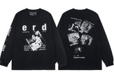 Enfants Riches Déprimés "e r d" Collage Long-Sleeve - Black