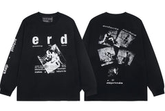 Enfants Riches Déprimés "e r d" Collage Long-Sleeve - Black