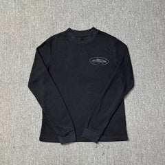 Corteiz Alcatraz Island Oval Logo Long Sleeve Thermal Tee