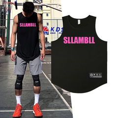 Basketball Quick drying Mesh American Training Fitness Tank Top Shooting Summer Loose Round Neck Breathable and Moisture Absorbing Running Sleeveless