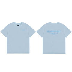 Represent Owners' Club Graphic T-Shirt - Light Blue Monochromatic
