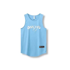 Letter print basketball quick drying mesh American training vest shooting summer loose round neck breathable and moisture absorbing sleeveless