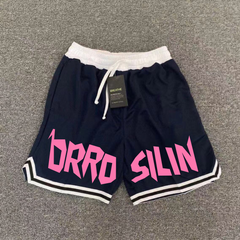 New American style trendy high street basketball quick drying men's casual summer shorts loose sports pants five quarter shorts ball pants