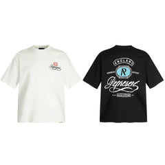 Representative tag R letter REP short sleeved American niche fashion brand high street summer pure cotton loose fitting men's and women's T-shirt