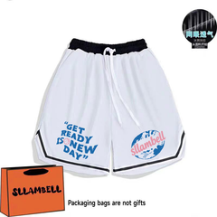 American alphabet high street casual five point sports training basketball summer loose trendy brand quick drying five point shorts