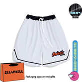 New American style quick drying thin sports basketball loose and trendy casual training five quarter pants with sweat absorbing and breathable mesh