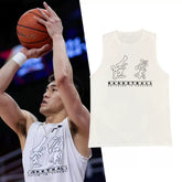 Chinese men's basketball CB vest basketball quick drying Guo Ailun Zhao Rui Liaoning Guangdong sweat absorbing sports narrow shoulder sleeveless T-shirt
