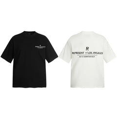 Representative joint slogan letter short sleeved American niche trendy brand high street pure cotton loose couple T-shirt for men and women