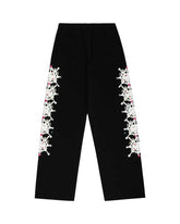 Sp5der Stone Sweatpants Black