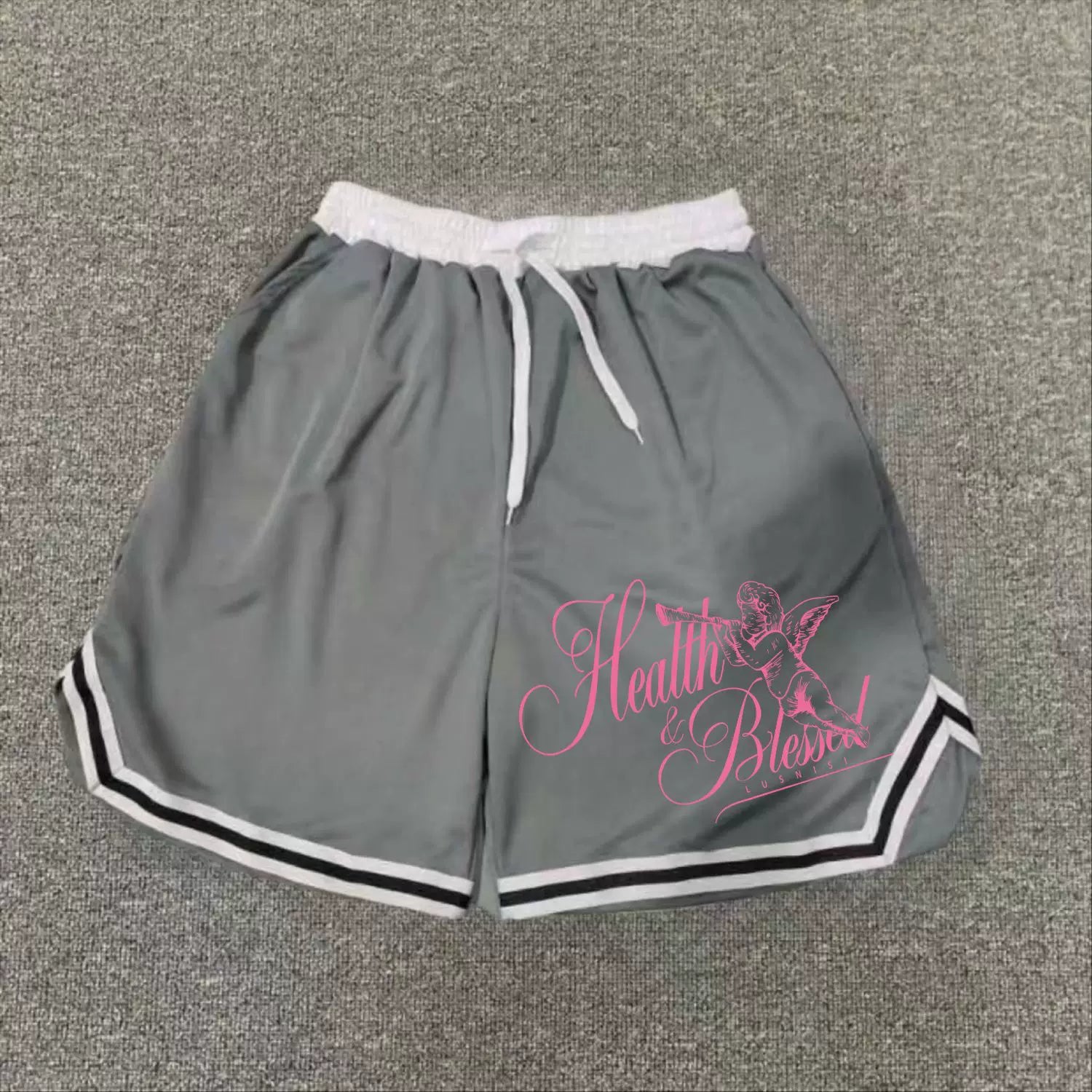 New American fashion brand high street basketball shorts, men's casual shorts, loose sports pants, quarter pants, training pants