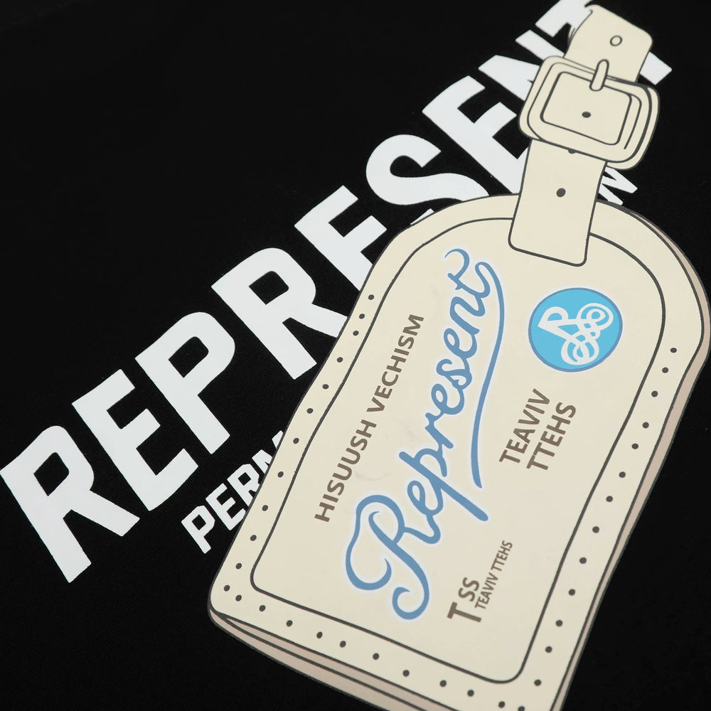 Representative note letter buckle short sleeved American niche trendy brand high street summer pure cotton loose fitting men's and women's T-shirt