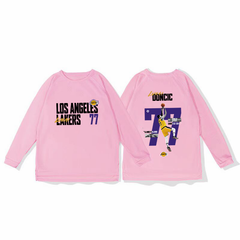 Lakers Dongqi basketball training uniform, quick drying sports top, autumn and winter running fitness shooting suit, long sleeved loose winter