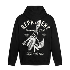 REPRESENT REP Luxury Car Keychain American Hooded Hoodie High Street Hip Hop Loose Casual Couple Style Trendy