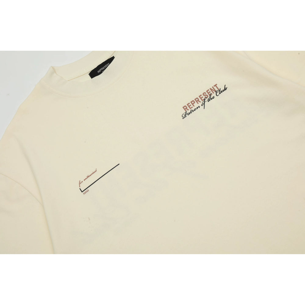 Representative London limited edition letter short sleeved American fashion brand high street casual summer pure cotton loose fitting men's and women's T-shirt