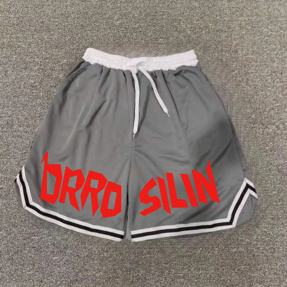 New American style trendy high street basketball quick drying men's casual summer shorts loose sports pants five quarter shorts ball pants