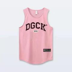DGCK American basketball vest training summer sleeveless basketball shooting suit sports top loose fitness narrow shoulder jersey