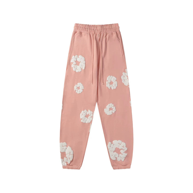 Denim Tears Cotton Wreath Sweatpants - Pink