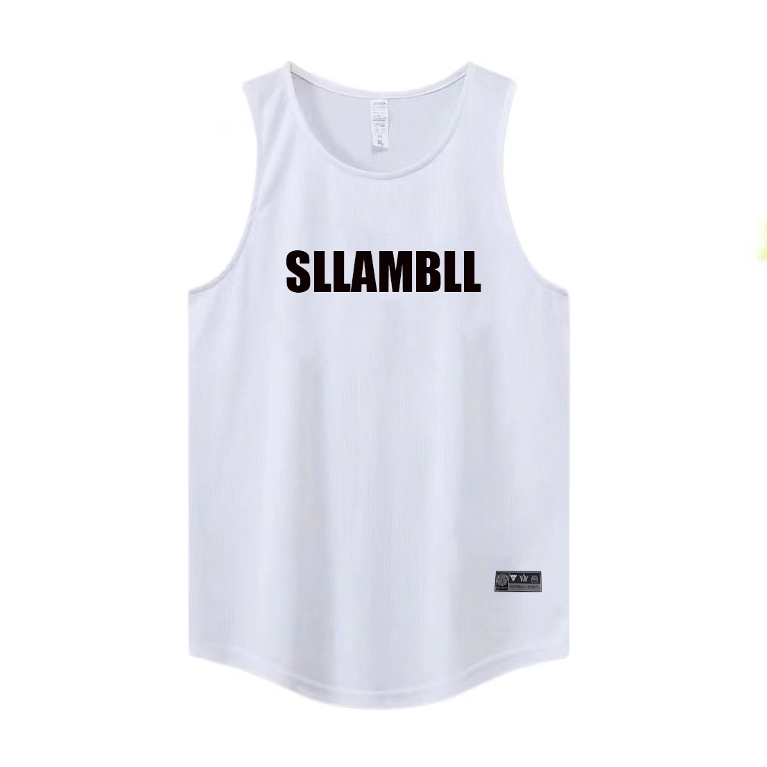 Basketball Quick drying Mesh American Training Fitness Tank Top Shooting Summer Loose Round Neck Breathable and Moisture Absorbing Running Sleeveless