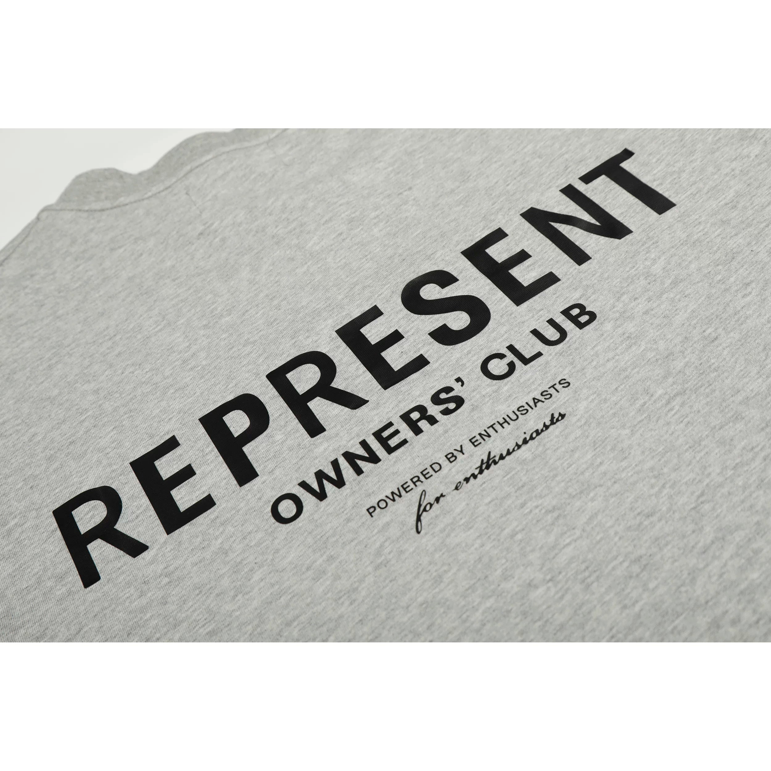 Representative slogan letters REP short sleeved American niche trendy brand high street summer pure cotton loose fitting men's and women's T-shirt