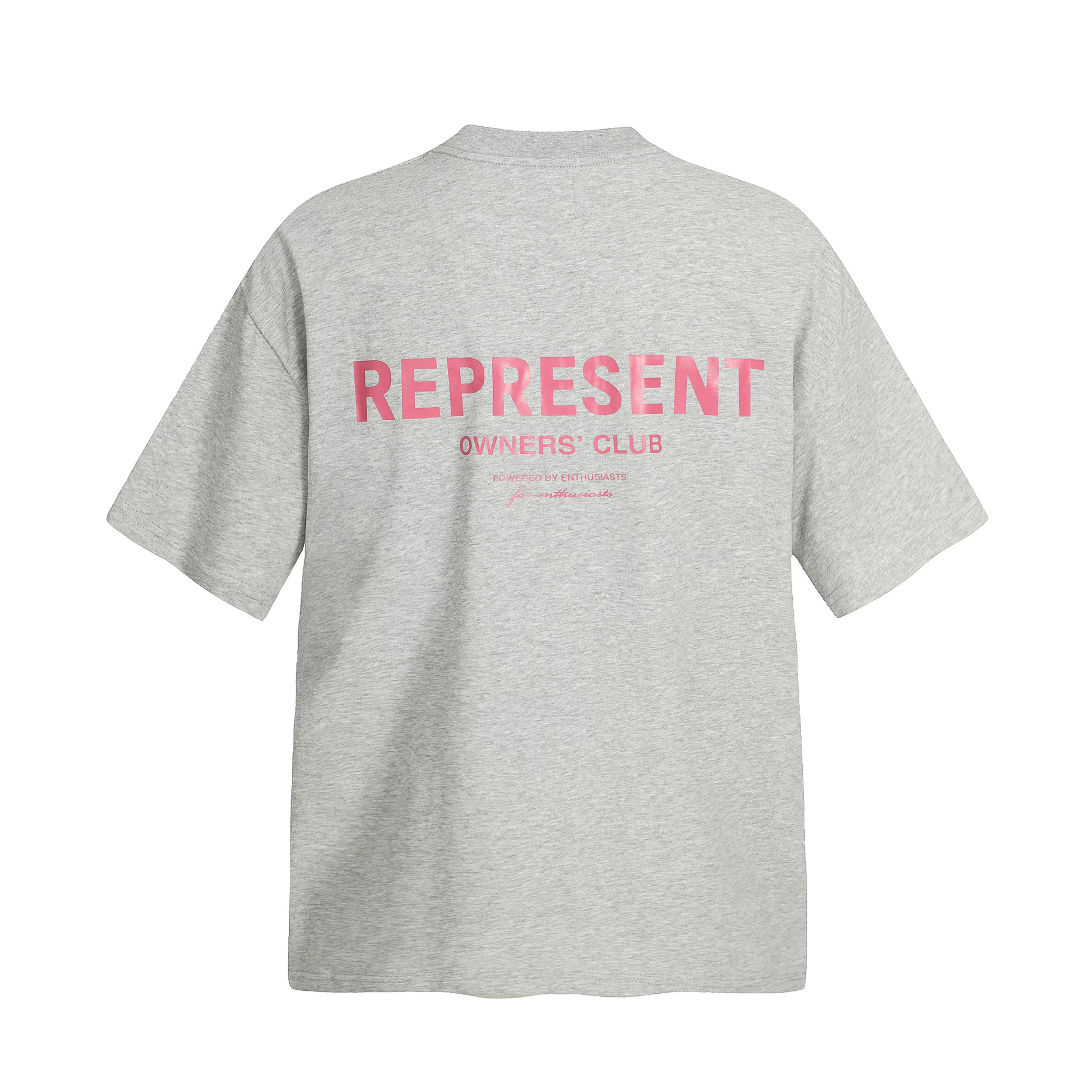 Representative classic slogan letter short sleeved American niche trendy brand high street summer pure cotton loose fitting men's and women's T-shirt