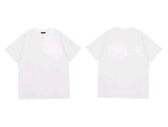Represent Tonal "REP" & "REPRESENT" Logo T-Shirt - White
