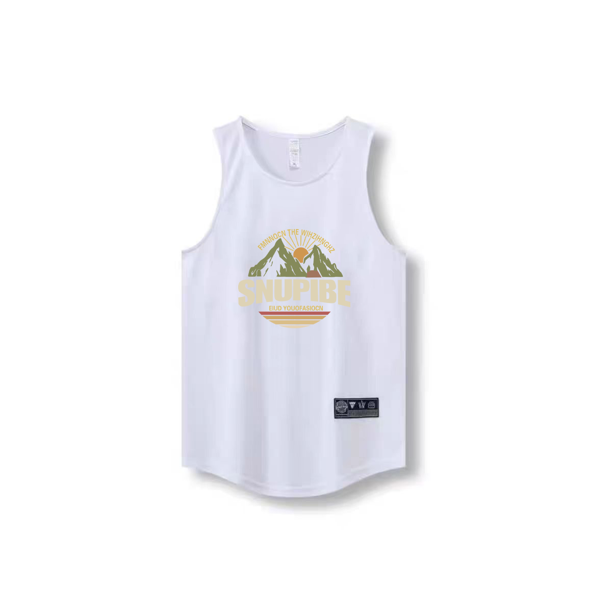 Minority basketball vest training summer sleeveless basketball shooting suit sports top loose fitness narrow shoulder jersey running
