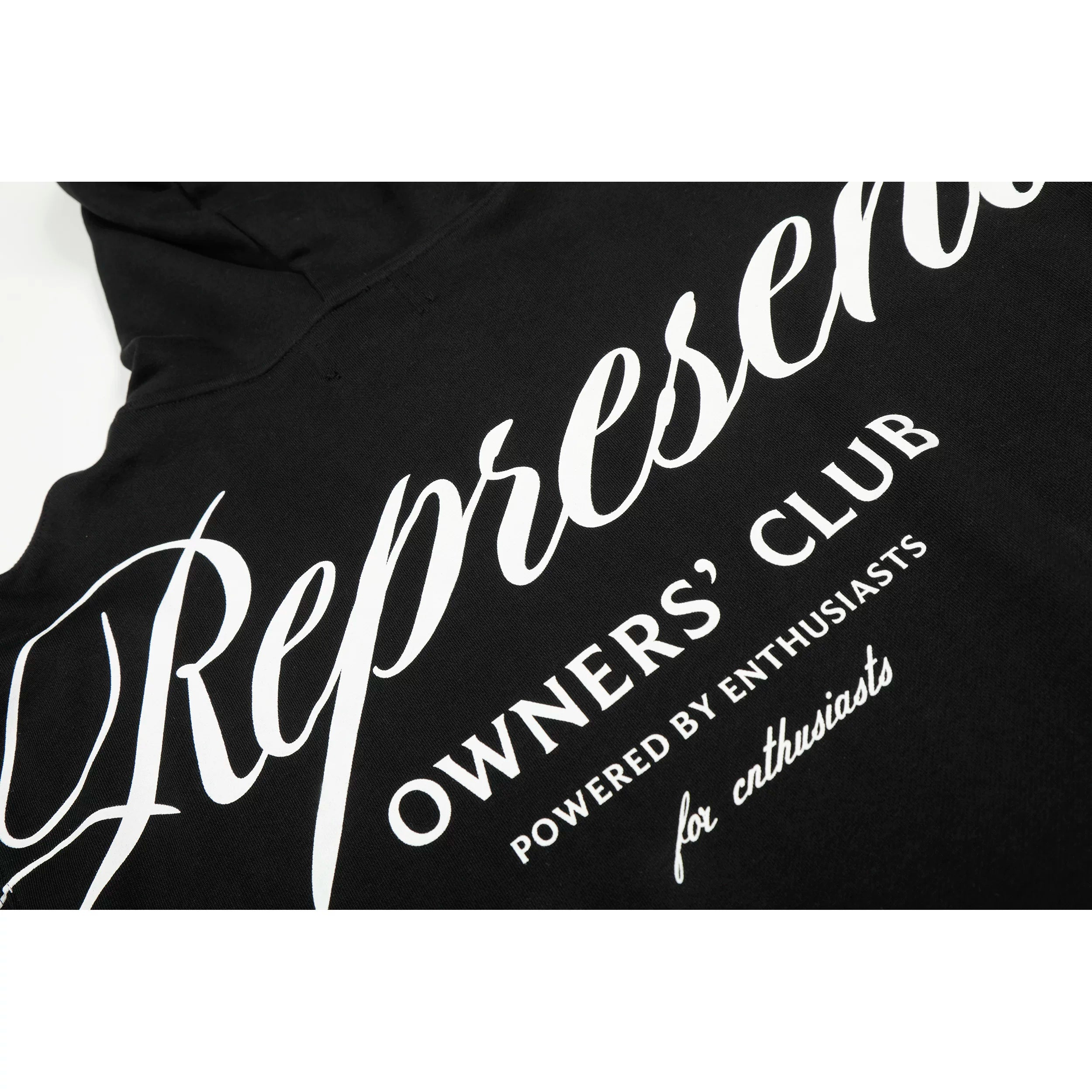 REPRESENT REP Personalized Straw Letter American Hoodie High Street Hip Hop Loose Casual Couple Style